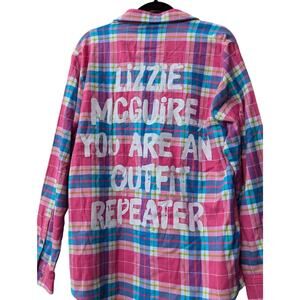 Disney Cakeworthy Lizzie McGuire Flannel Shirt - L - NWT